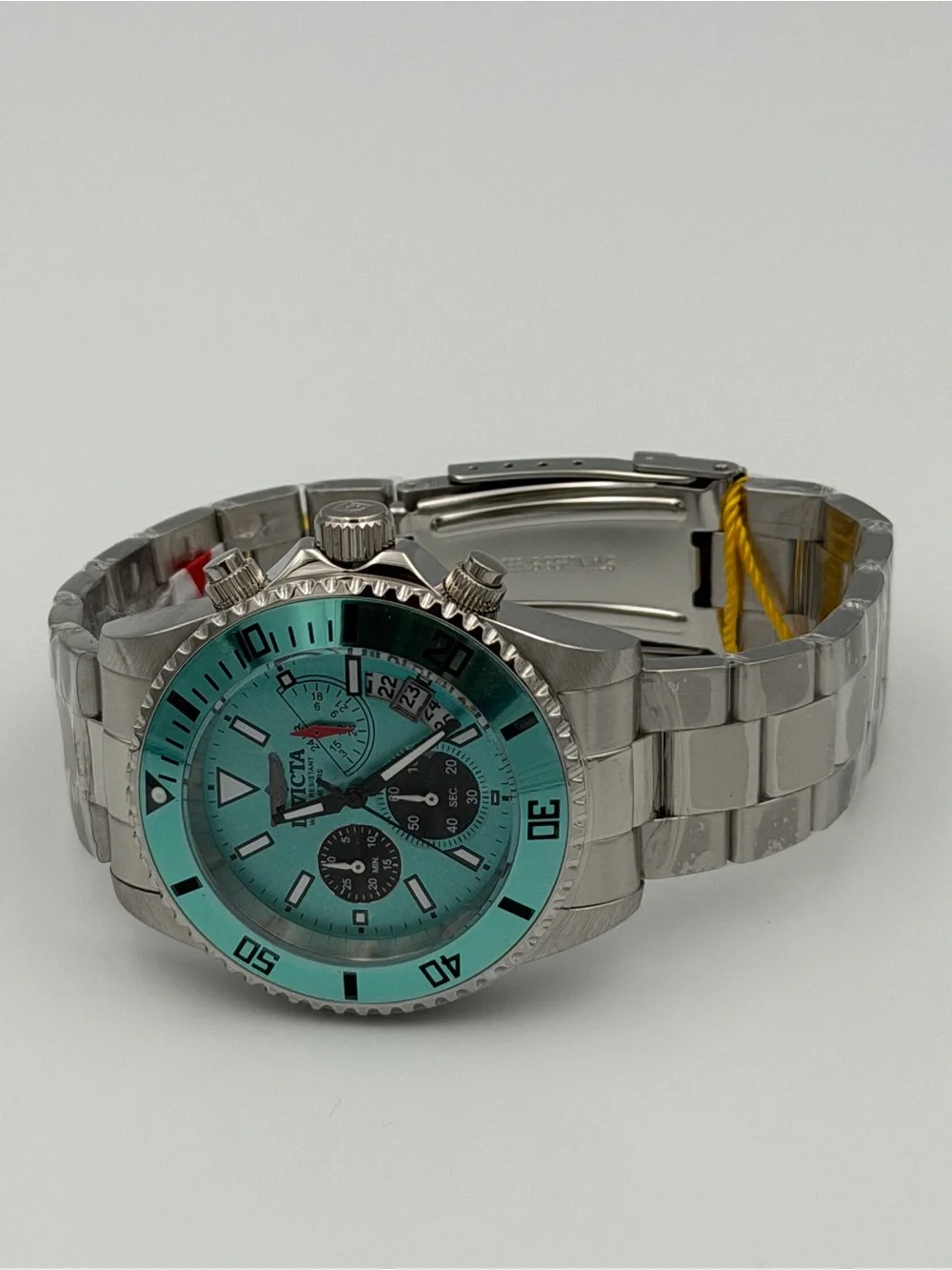 Invicta Pro Diver Vultus 51123 Tiffany Blue Chronograph Watch 44mm NWT